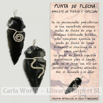 PUNTA DE FLECHA. Colgante...