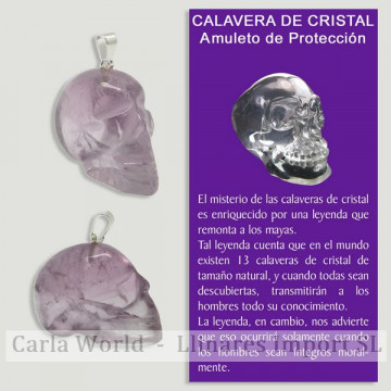 CALAVERA. Colgante amuleto...