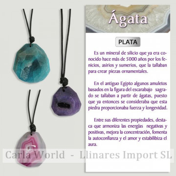 AGATE. Pendentif avec...