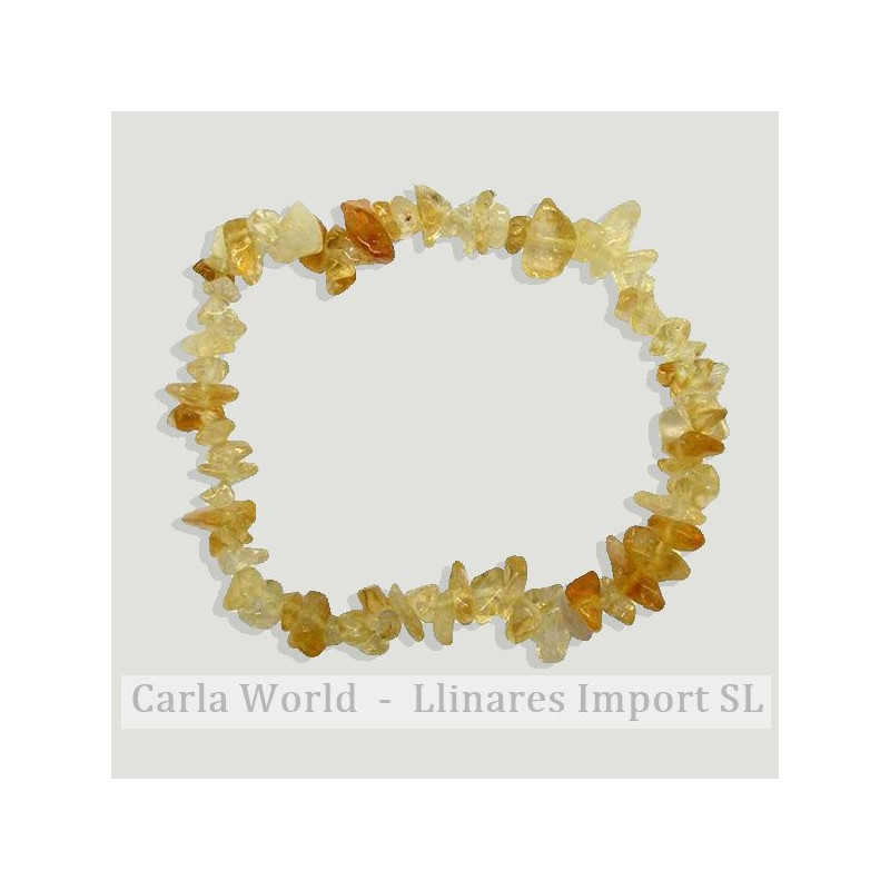 Pulsera chip elástica Citrino Pulsera chip elástica Citrino