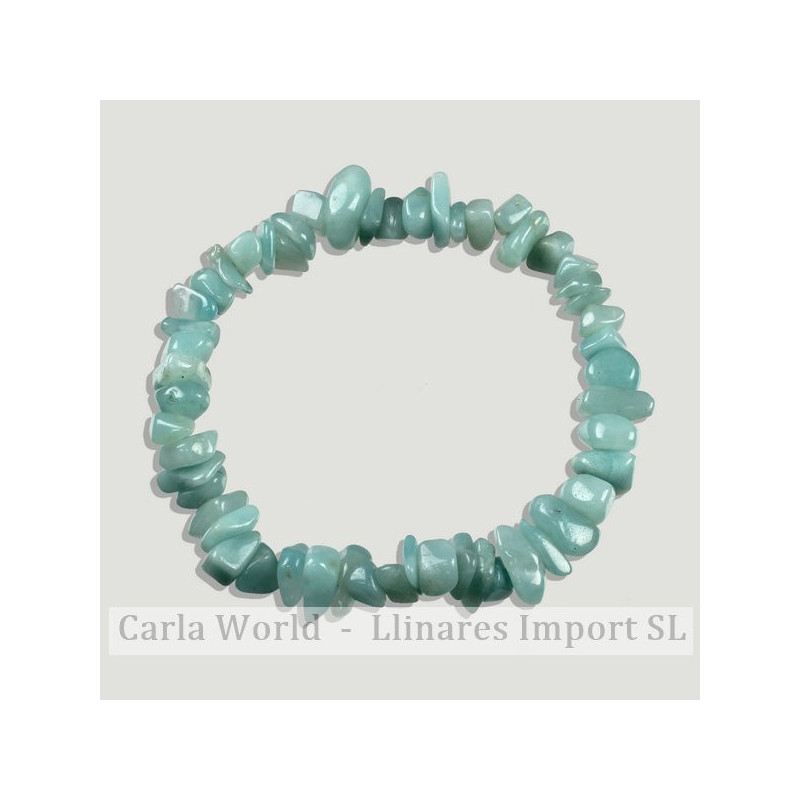 Bracelet à puce élastique. Amazonite. Bracelet à puce élastique. Amazonite.