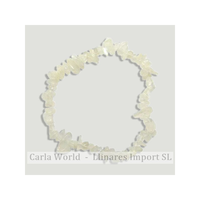 Pulsera chip elástica Piedra Luna Pulsera chip elástica Piedra Luna