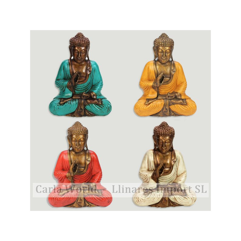 Buda espiritual “oración” resina. Colores surtidos. 30cm Buda espiritual “oración” resina. Colores surtidos. 30cm