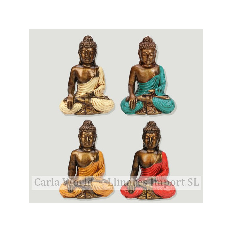 Bouddha spirituel "protection" en résine. Couleurs assorties 22cm Bouddha spirituel "protection" en résine. Couleurs assorties 22cm
