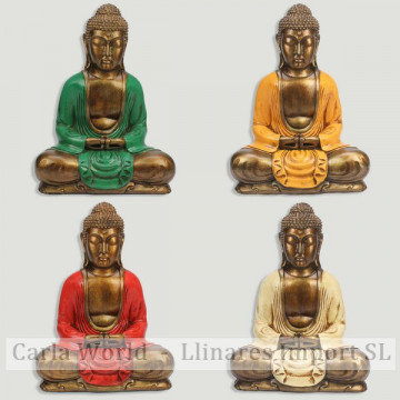 Spiritual Buddha "thumb" resin. Assorted colors. 30cm