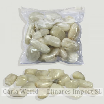 Stone tumbled 50pcs/KG (250gr). Moonstone