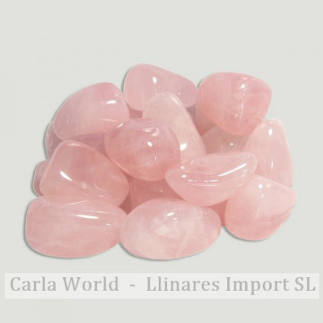 Bolsa rodados. Cuarzo rosa....