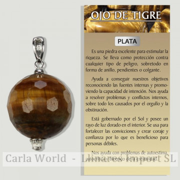 TIGER'S EYE. SILVER...