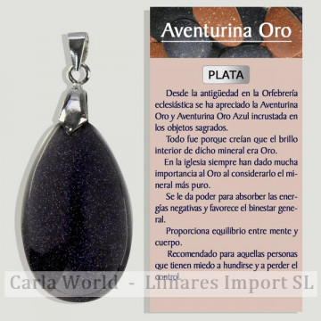 AVENTURINA AZUL OURO....