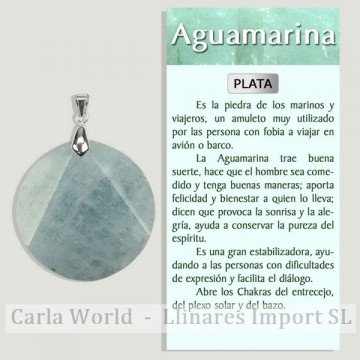 STAR AQUAMARINE. Silver...