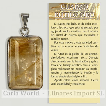 GOLDEN RUTILE QUARTZ....