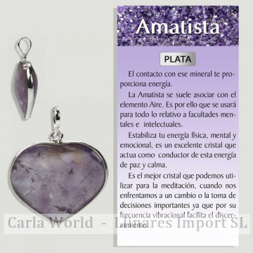 AMETHYST Bezel. Silver...