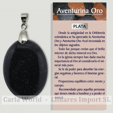 AVENTURINA AZUL OURO....