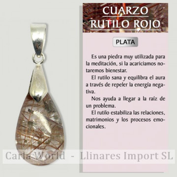 QUARTZ RUTILE ROUGE. Petit...