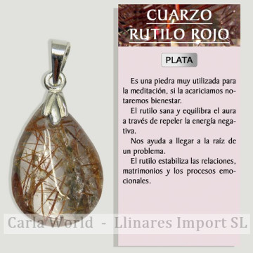 RED RUTILE QUARTZ. Mini...