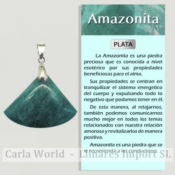 AMAZONITE. Pendant in...