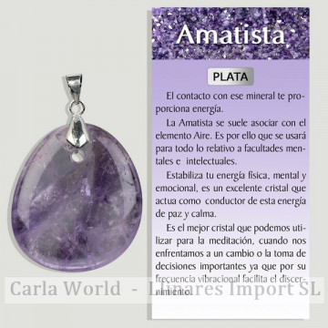 AMETHYST. Pendant in...