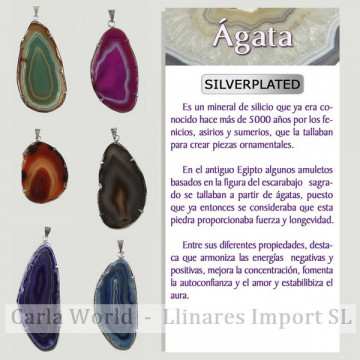 AGATE DE LUNETTE. Pendentif...