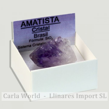 4x4 box - Crystal Amethyst...