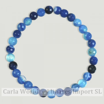 AGATE BANDED BLEU. Bracelet...