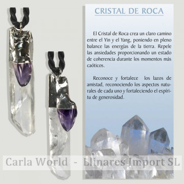 ROCK CRYSTAL and AMETHYST....