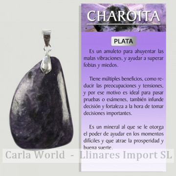 CHAROITE. Pendant in...