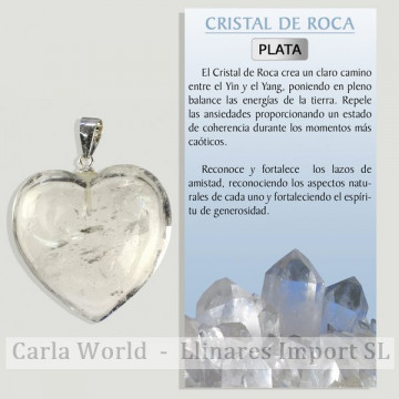 PEDRA DE CRISTAL. Pingente...