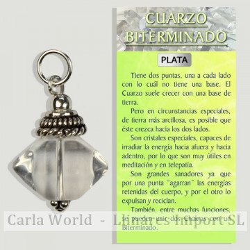 HERKIMER QUARTZ. Silver...
