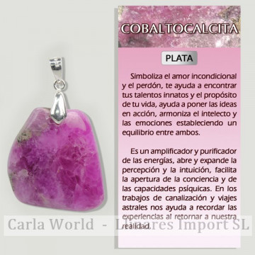 Cobaltocalcita. Colgante...