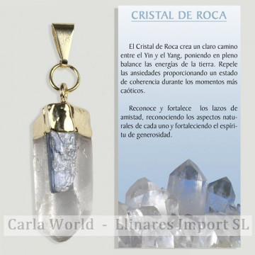 ROCK CRYSTAL and KYANITE....