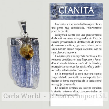 CIANITE NATURAL com ponta...