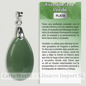 GREEN AVENTURINE. Pendant...