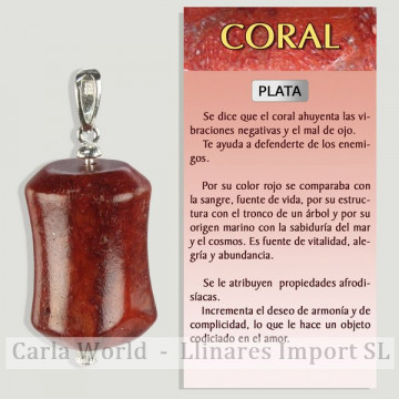 POMME CORAIL. Pendentif en...