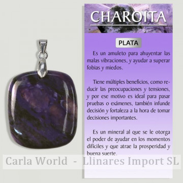 EXTRA CHAROITE. Silver...