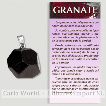 GRENAT CRISTAL. Pendentif...