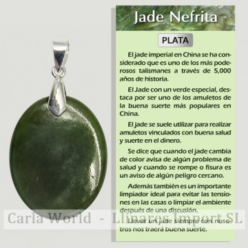 JADE NEFRITA. Colgante...