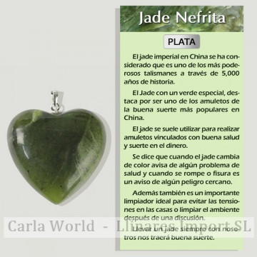 Jade Nefrita. Corazón....
