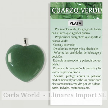 GREEN QUARTZ. SILVER...