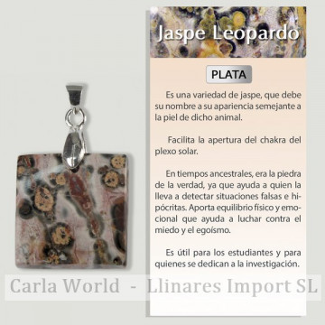 LEOPARD JASPER. SILVER...