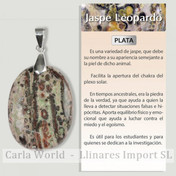 LEOPARD JASPER. SILVER...