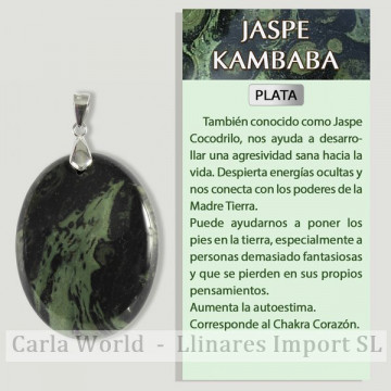 KAMBABA JASPER. SILVER...