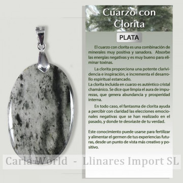 CUARZO con CLORITA....
