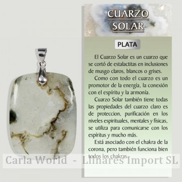 SOLAR QUARTZ. Silver...