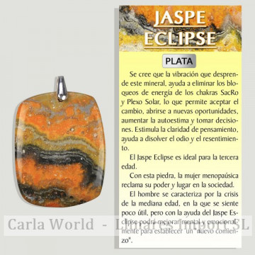 JASPE ÉCLIPSE. Pendentif...