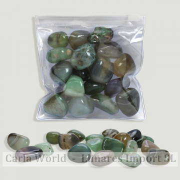 Rolled 50uds/kg (250 gr). Green agate