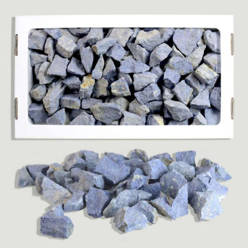 Dumorterite. Massive pieces. 1.5k approx 26x14cm (box)