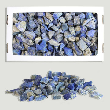 Lapislazuli. Masivo trocitos. 1,5k aprox 26x14cm (caja)