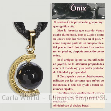 Onyx. Golden plated...