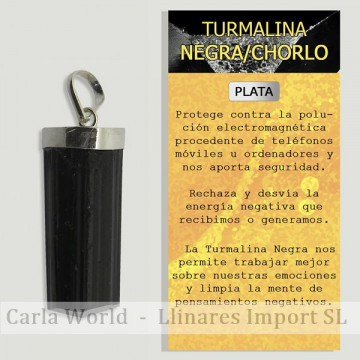 TOURMALINE NOIRE. Pendentif...