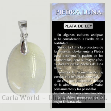 MOONSTONE. Pingente PRATA...